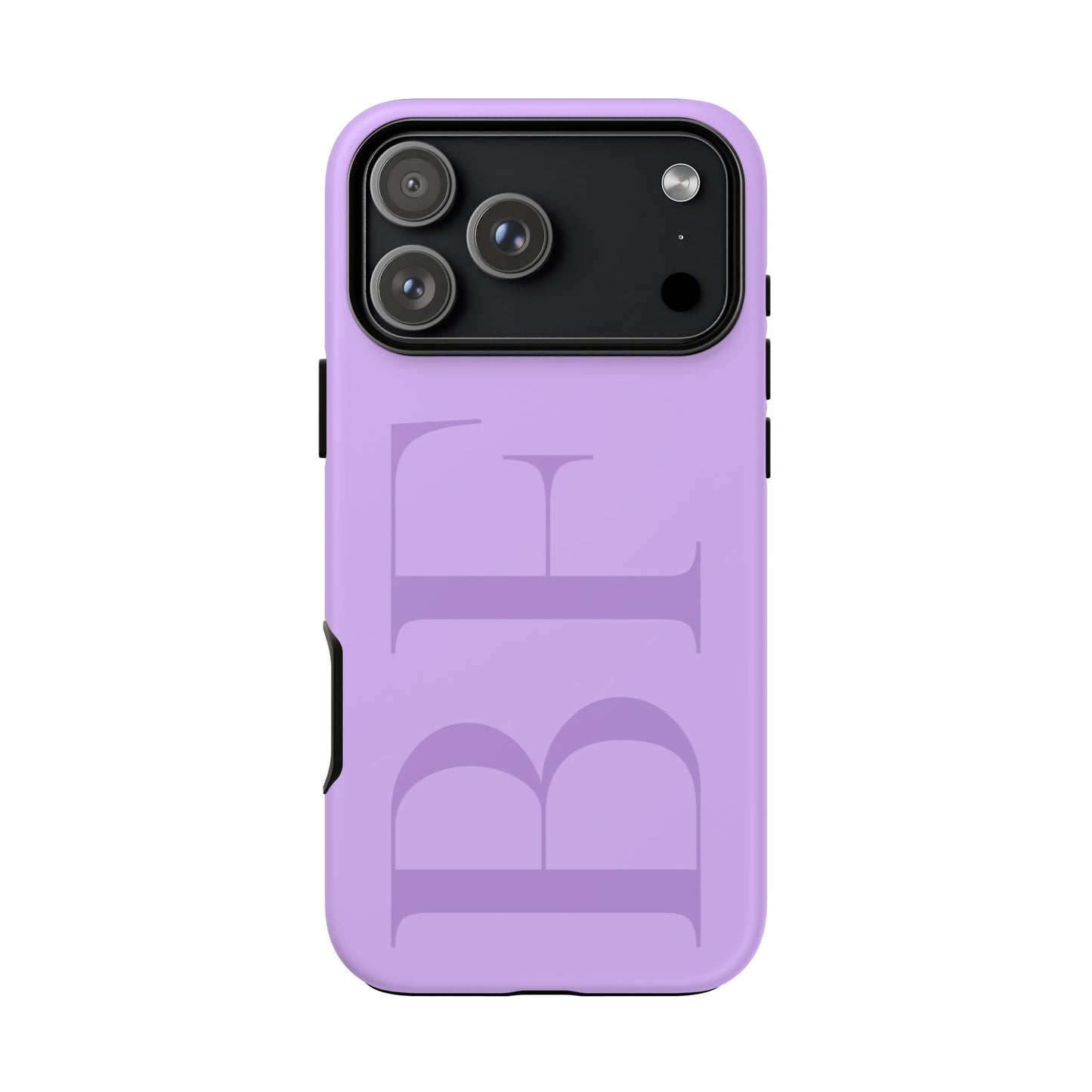 Custom Large Initial Tough Phone Case