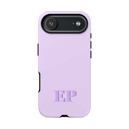 Custom Solid Initial Tough Phone Case