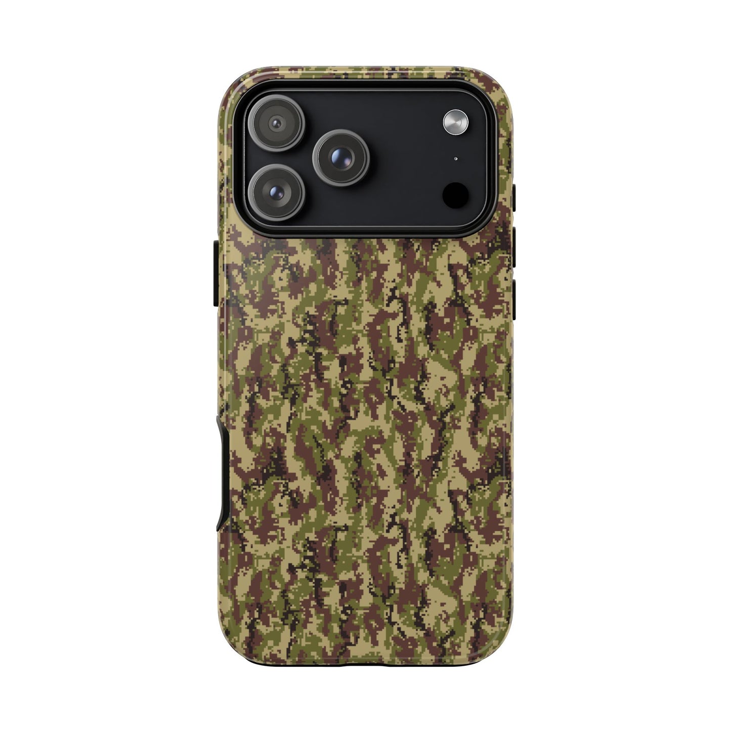 Pixelated Camo Tough Phone Case