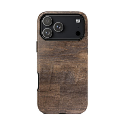 Woodgrain Tough Phone Case
