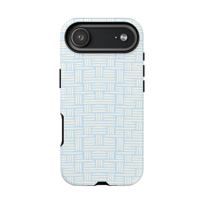Coastal Crosshatch Tough Phone Case