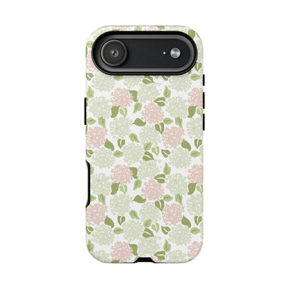 Pink Hydrangea Tough Phone Case