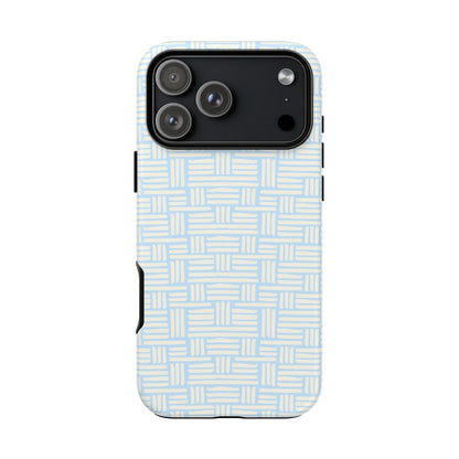 Coastal Crosshatch Tough Phone Case