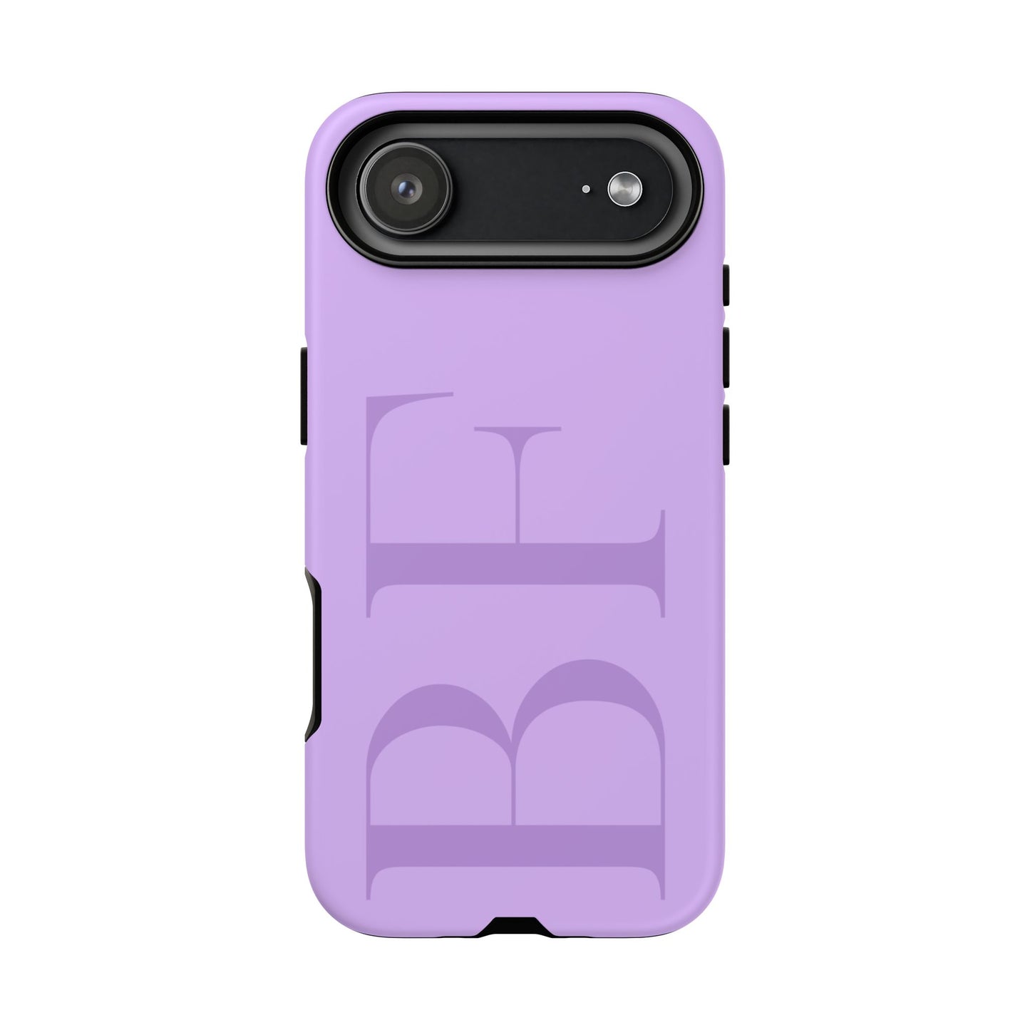 Custom Large Initial Tough Phone Case