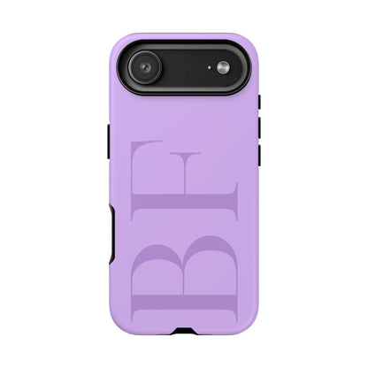 Custom Large Initial Tough Phone Case