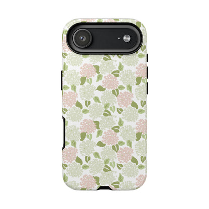 Pink Hydrangea Tough Phone Case