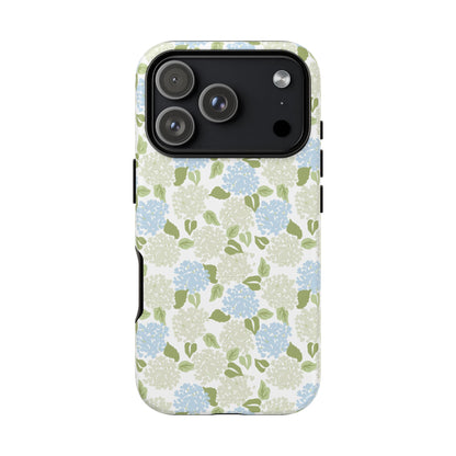 Blue Hydrangea Tough Phone Case