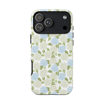 Blue Hydrangea Tough Phone Case