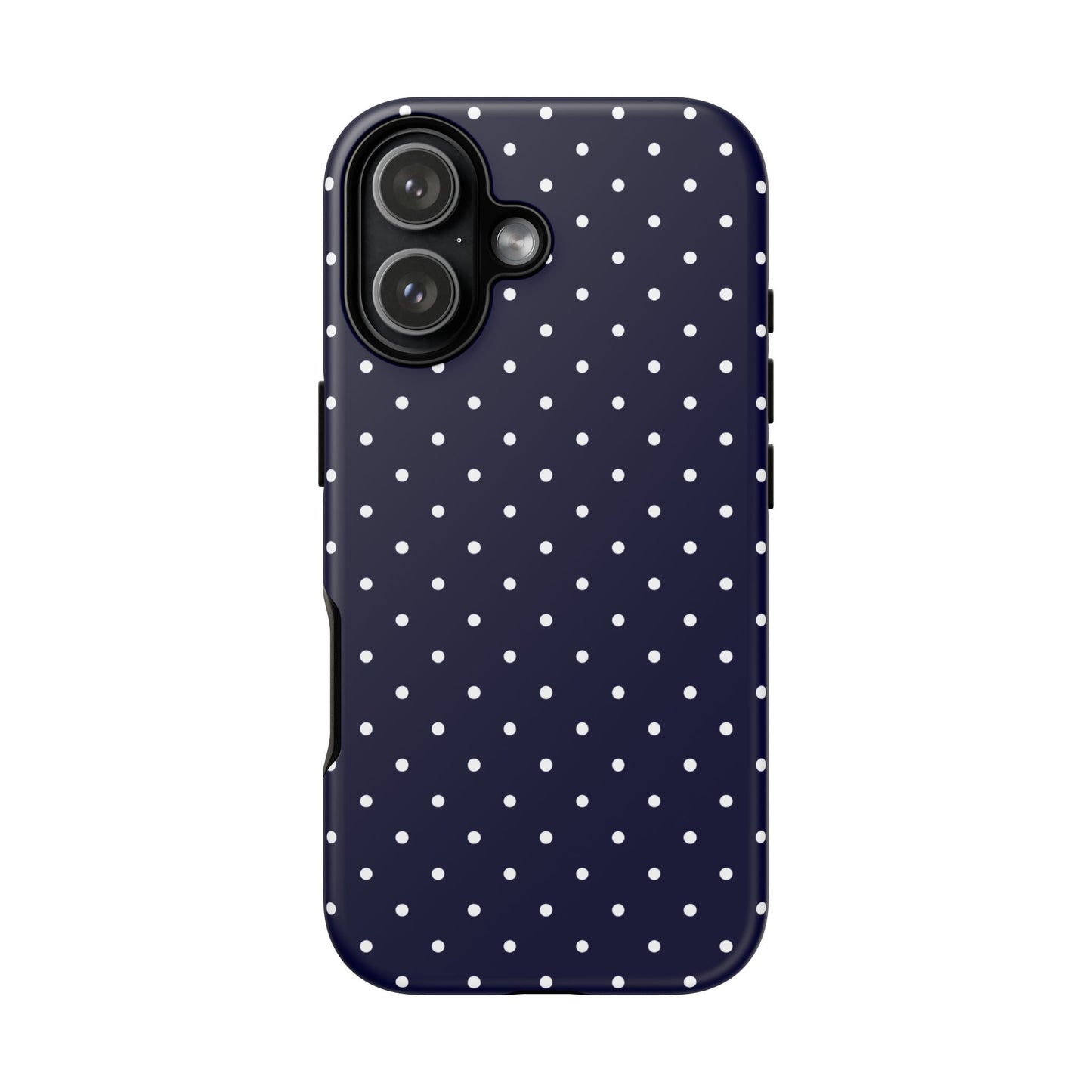 Polka Navy Tough Phone Case