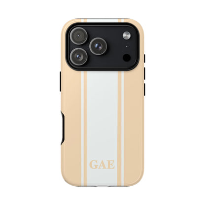 Custom Initial Column Tough Phone Case