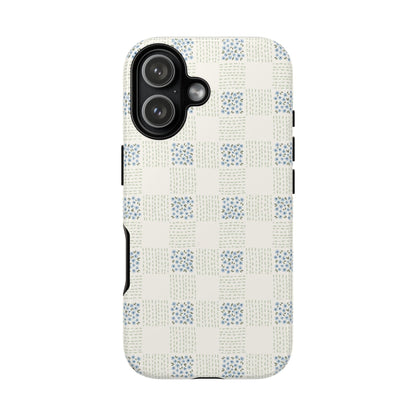 Gingham Girl Tough Phone Case