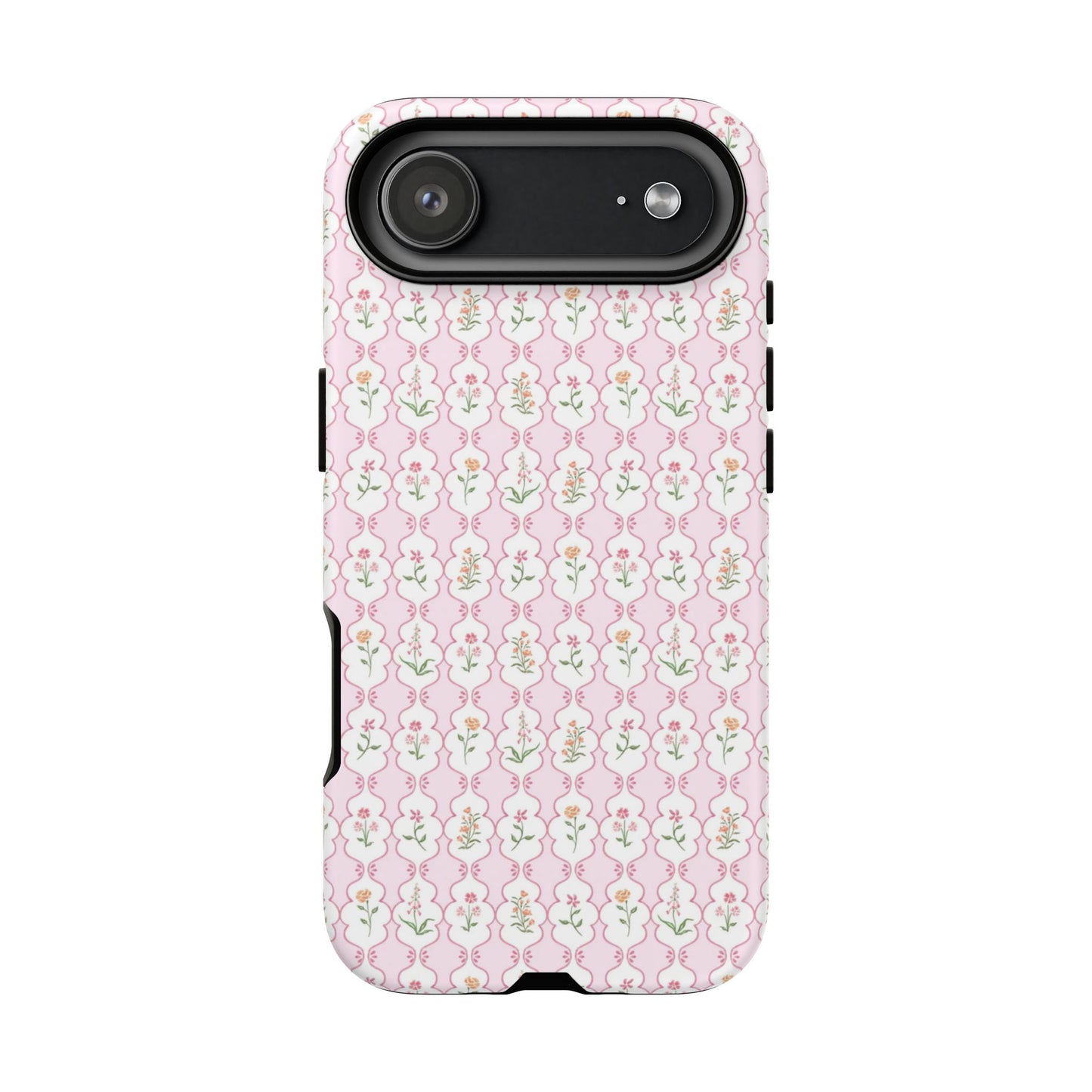 Floral Framework Tough Phone Case