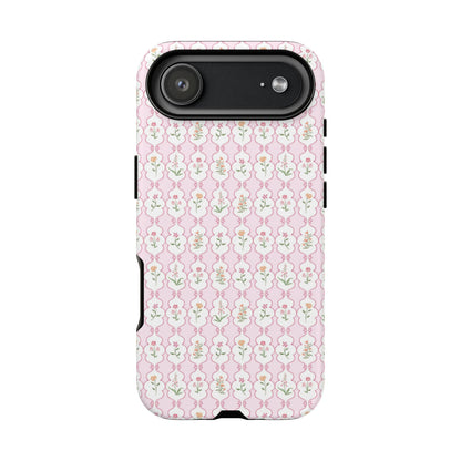 Floral Framework Tough Phone Case