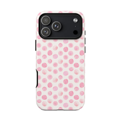 Polka Paint Tough Phone Case