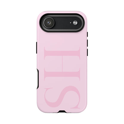 Custom Large Initial Tough Phone Case