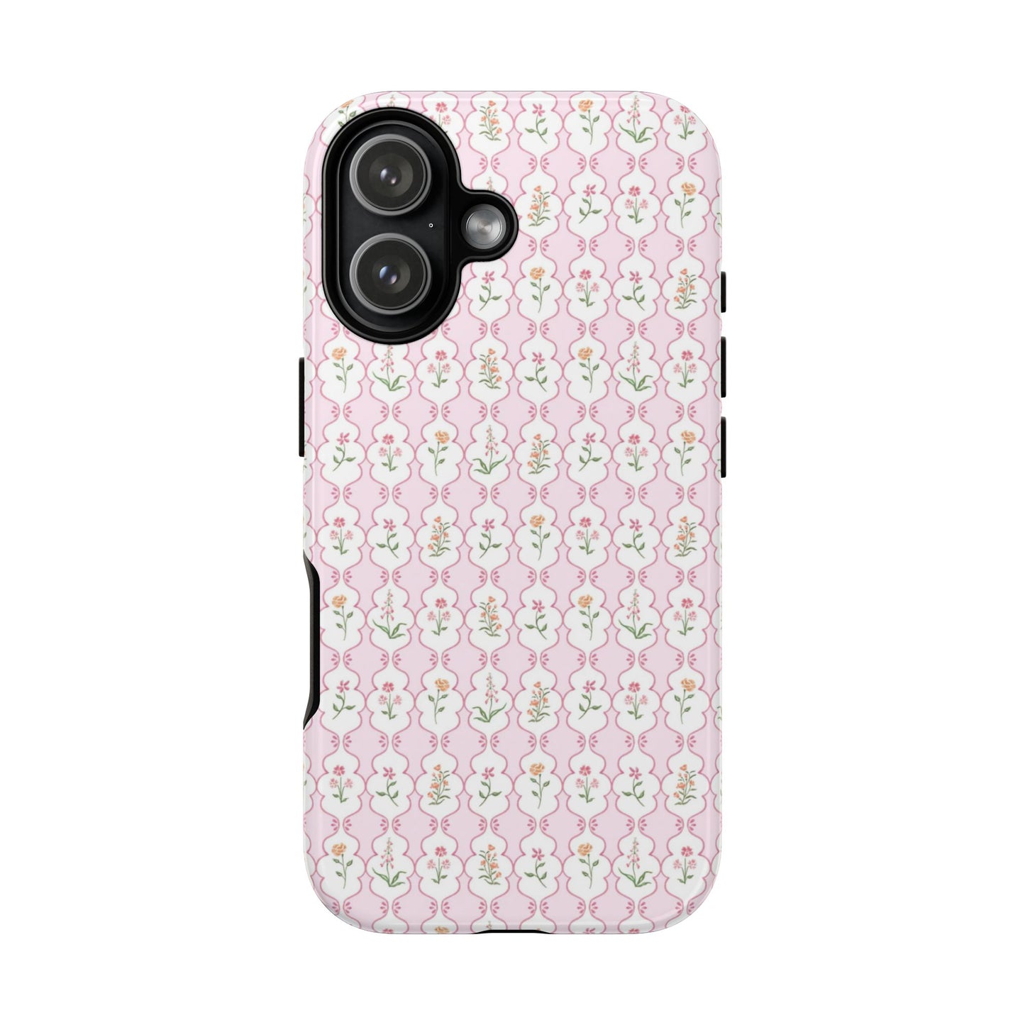 Floral Framework Tough Phone Case