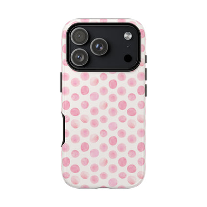 Polka Paint Tough Phone Case