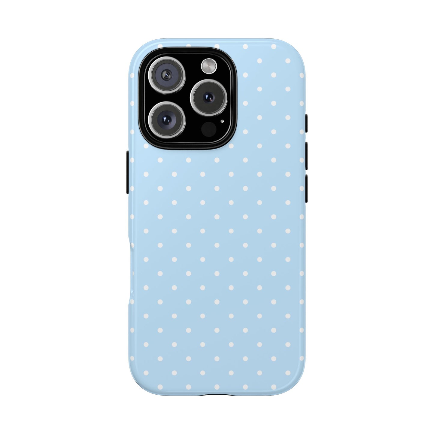 Polka Blue Tough Phone Case