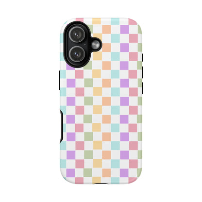Color Block Tough Phone Case