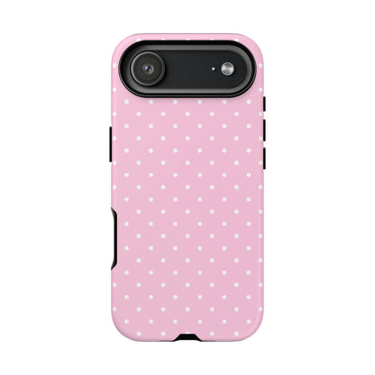 Polka Pink Tough Phone Case