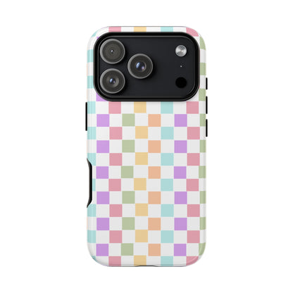 Color Block Tough Phone Case