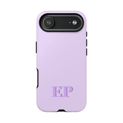 Custom Solid Initial Tough Phone Case