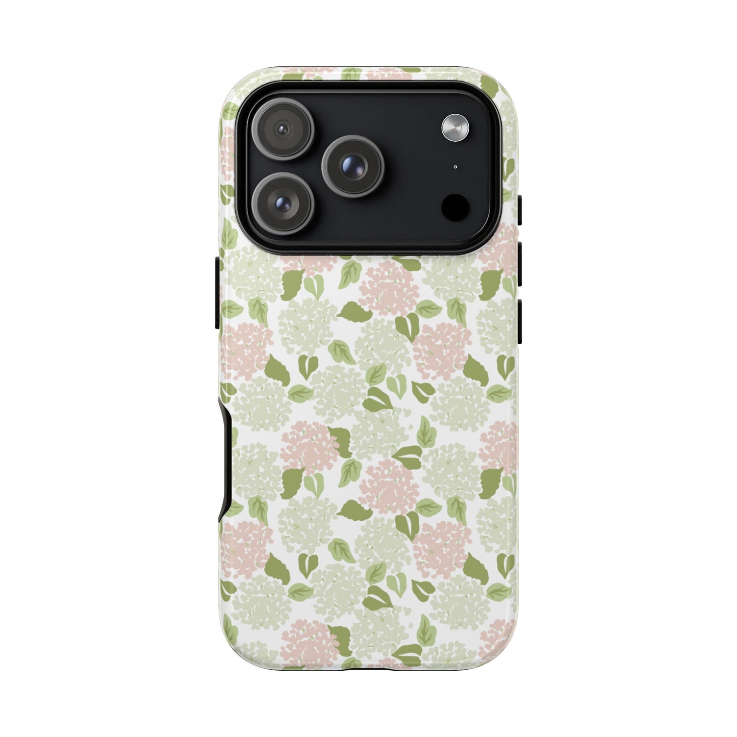 Pink Hydrangea Tough Phone Case