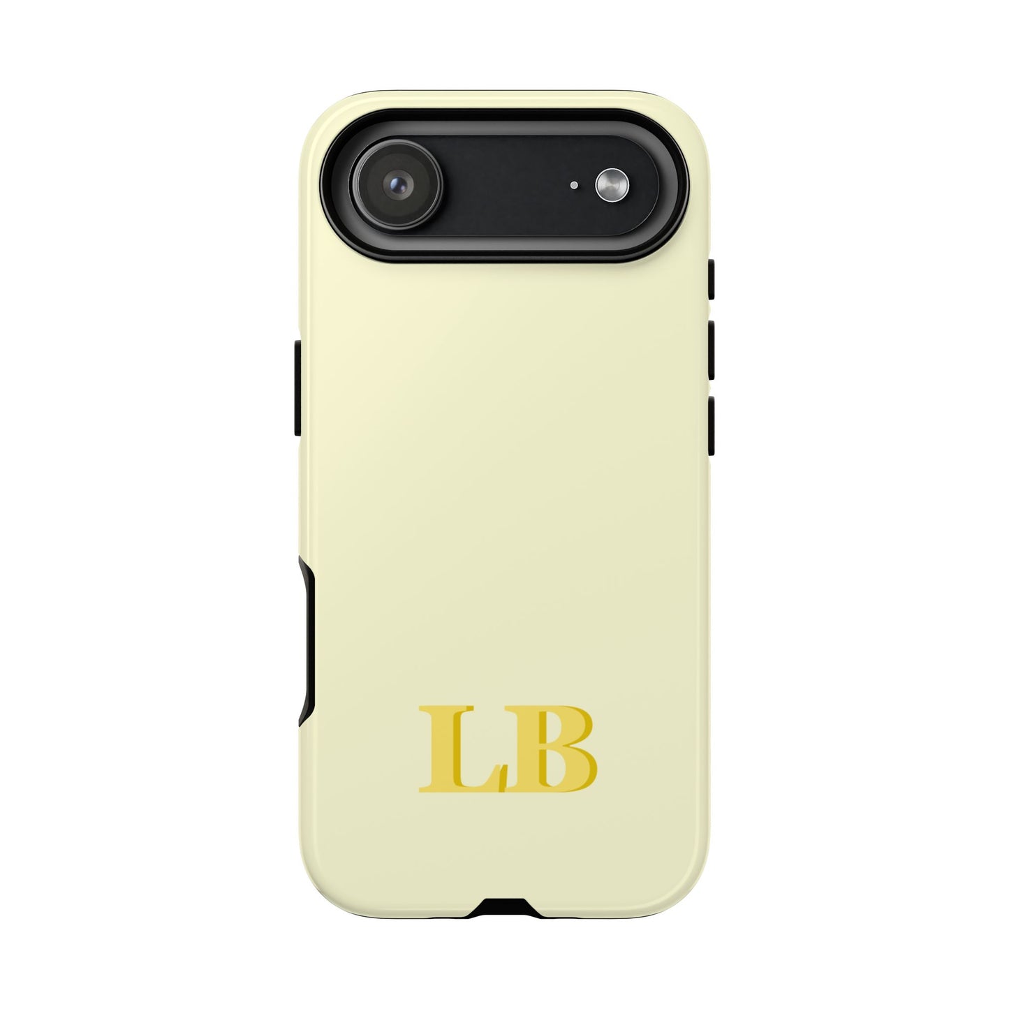 Custom Solid Initial Tough Phone Case