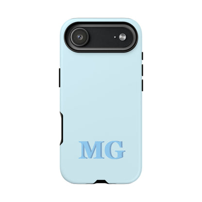 Custom Solid Initial Tough Phone Case
