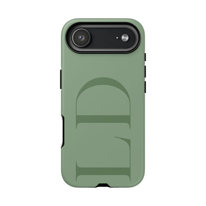 Custom Large Initial Tough Phone Case