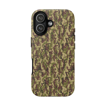 Pixelated Camo Tough Phone Case