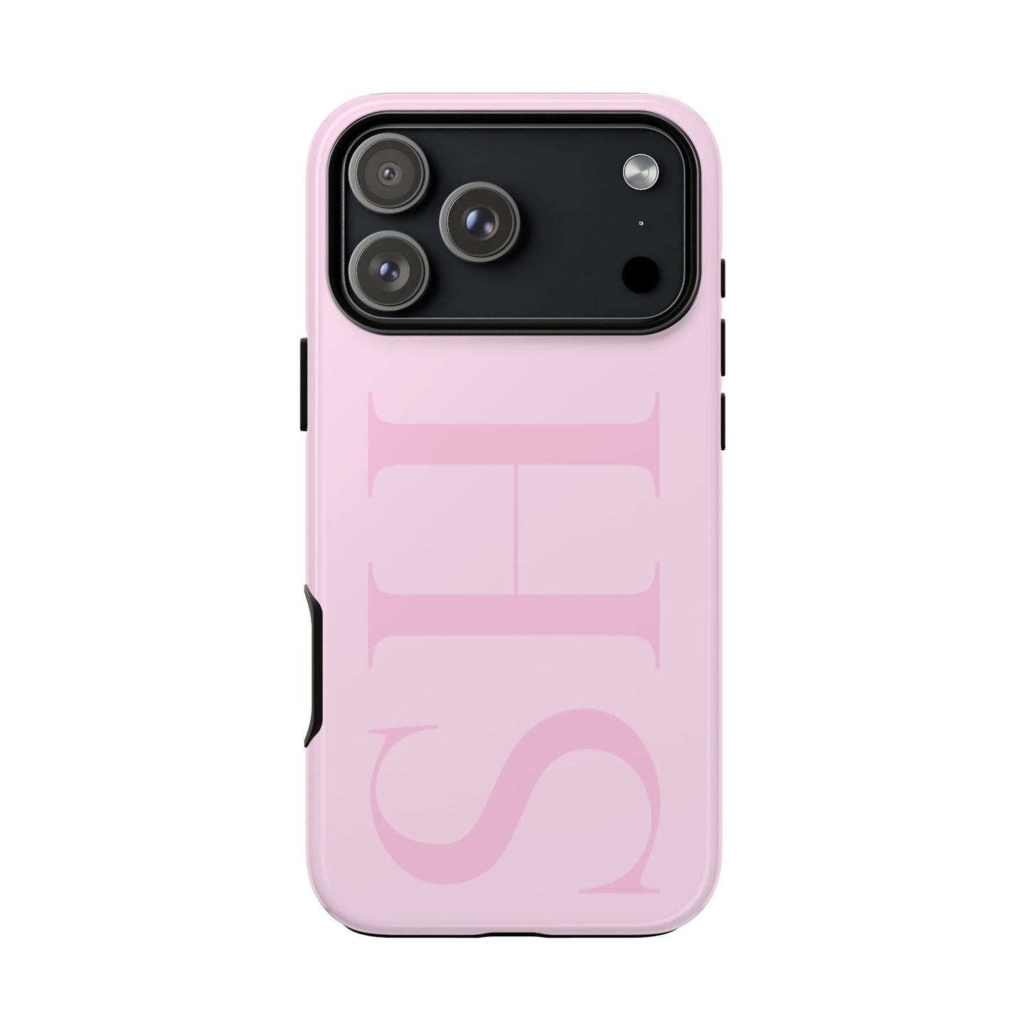 Custom Large Initial Tough Phone Case