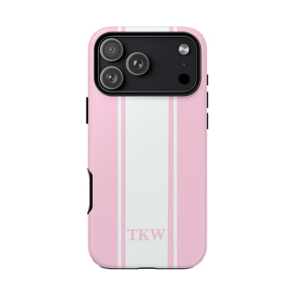 Custom Initial Column Tough Phone Case